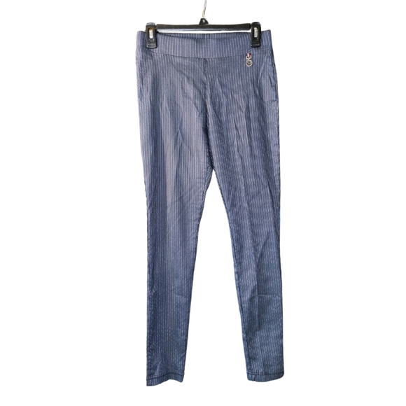 Tommy Hilfiger Blue Striped Pants - Picture 1 of 4